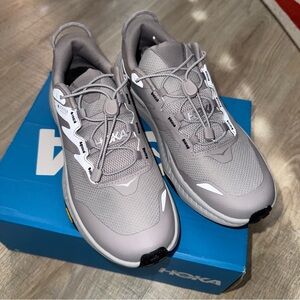 HOKA Women's Gray Athletic Shoes Transport GTX US size 8B